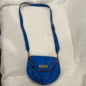 Marc by Marc Jacob’s Royal Blue Natasha Crossbody Bag in Leather